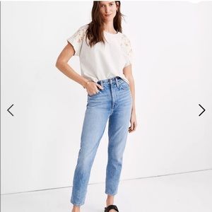 NWOT Madewell The Mom Jean